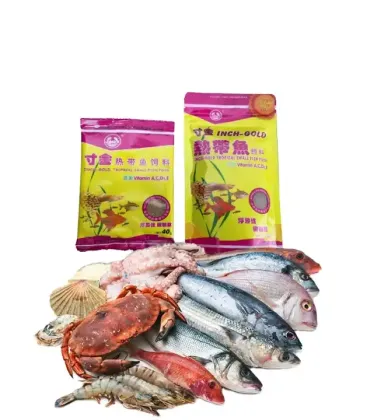 INCH-GOLD Tropical Fish Food: 40g & 70g Packs - Premium Nutrition for Small Ornamental Fish