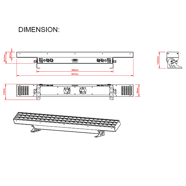 Wash Bar Led