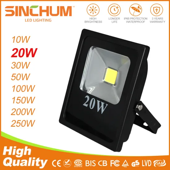 cob waterproof 20w slim led work light floodlight