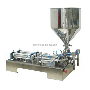 Small Semi-Automatic Pneumatic Piston Filling Machine for Cosmetics