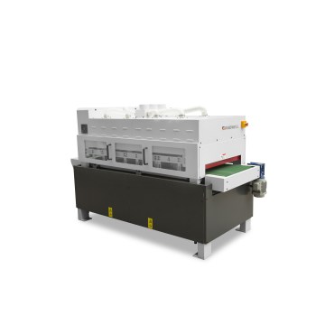 Composite wooden board brush sanding machine