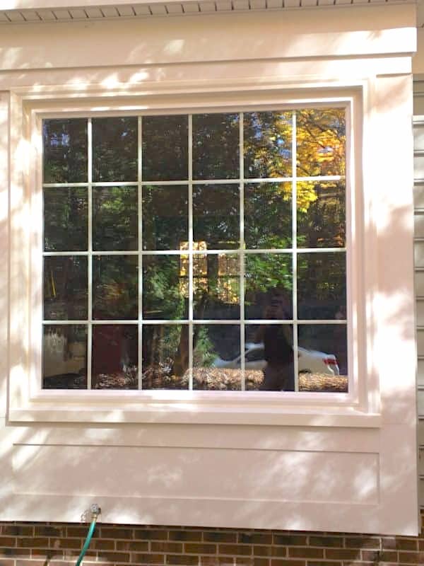 Aluminium Fixed Window with grill