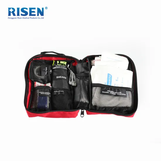 88pcs red small bag first aid kit with listing