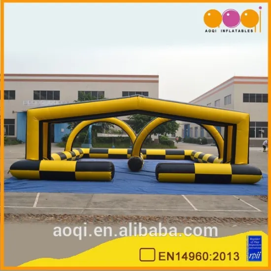 Interesting competitive price inflatable Kart Race Track sports game for sale