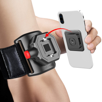 Quick Release Detachable Sports Running Arm Band: Phone Mount Wrist Band Armband for iPhone 12, 13, 14, 15