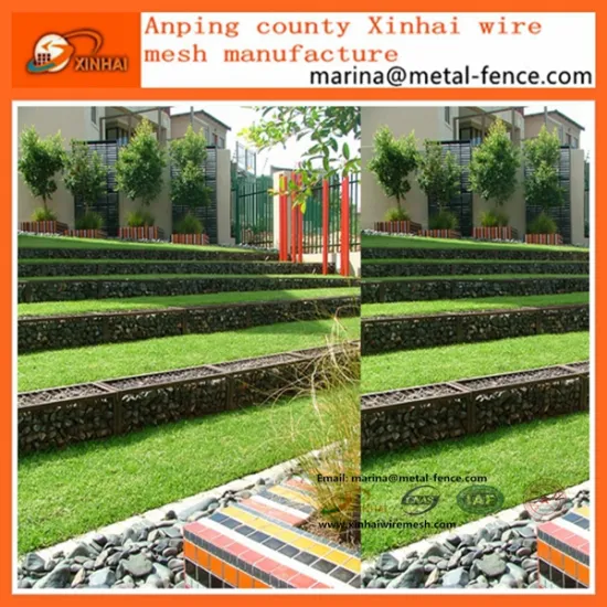 Anping cheap hot dipped gabion basket 2m x 1m x 1m prices (ISO9001 factory)
