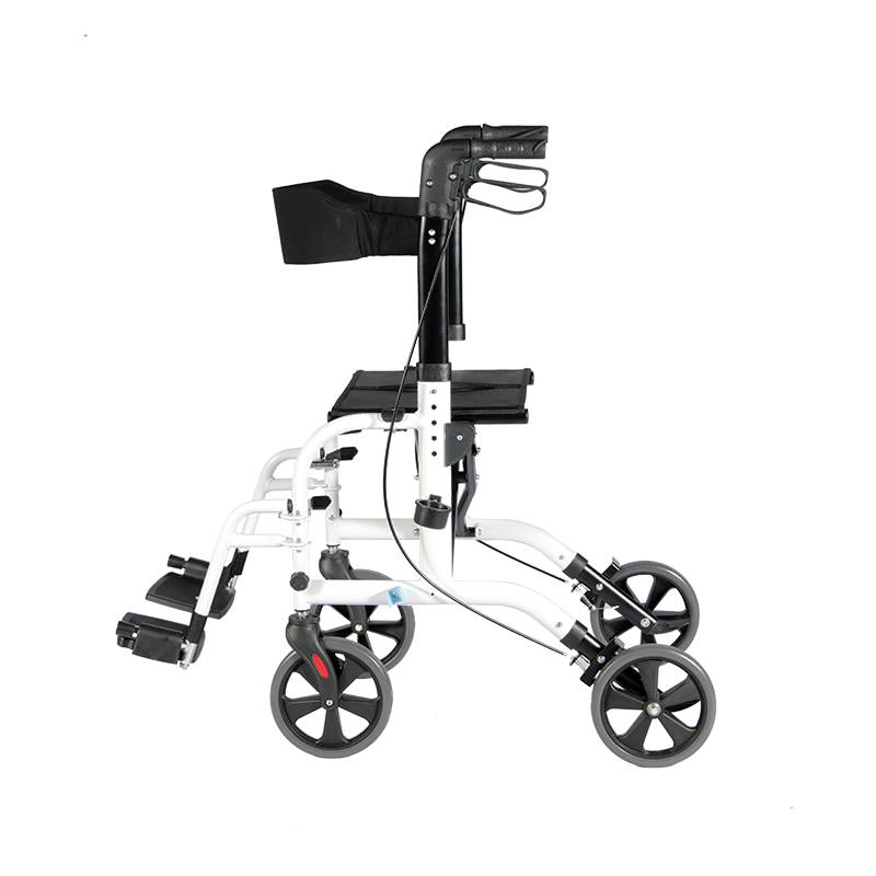 Tonia 4 Rollator de calidad liviano y silla de ruedas Dos en un tránsito Tra08