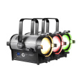 Full Color Disco Spot Lighting COB Light Source 350W RGB White Follow Zoom Strobe DMX Spot Light For Large Stage Performance