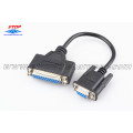 DB25 male to DB9 male cable