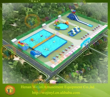 Crazy large/giant inflatable commercial water park toys