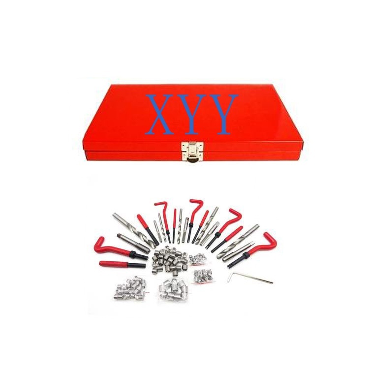 131 piece thread repair tool set tapping wrench tap screw sleeve