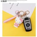 Cartoon Keychain Hallo Kitty Womens Geldbörse Charms