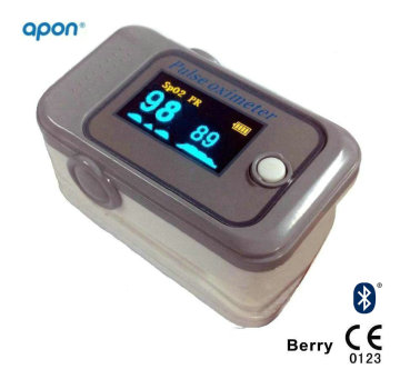 CE Bluetooth 4.0 Finger Pulse Oximeter for iPhone and Android APP OLED for SpO2 Test Finger SpO2 Monitor Pulse Oximetry