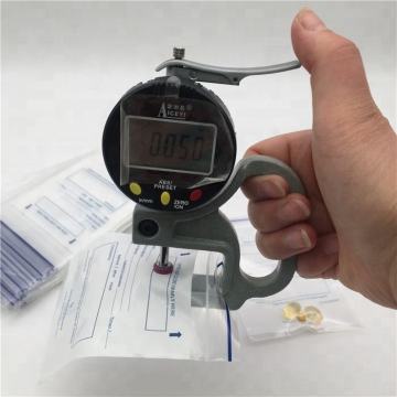 Clear Plastic Ziplock Bag with Writing Label for Medications