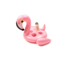 Flutuador de bebida inflável de verão em forma de flamingo