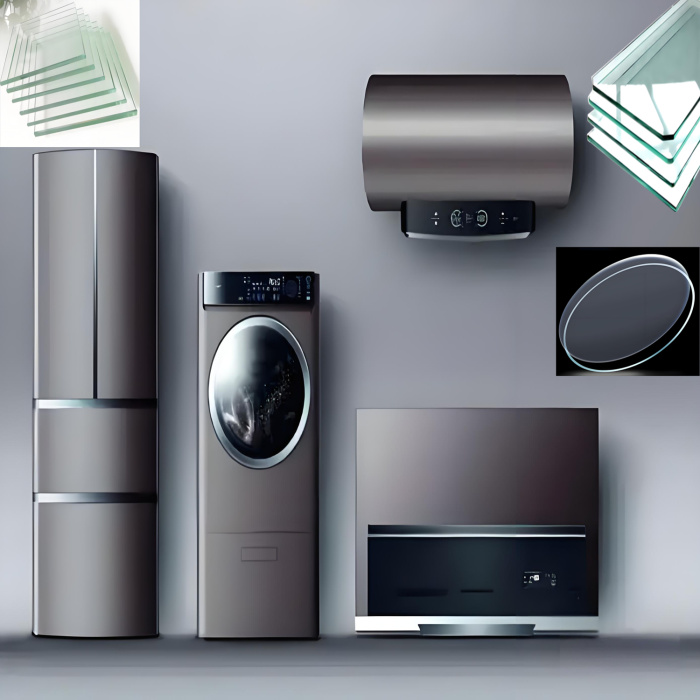 Vidro temperado de cor cinza para casa