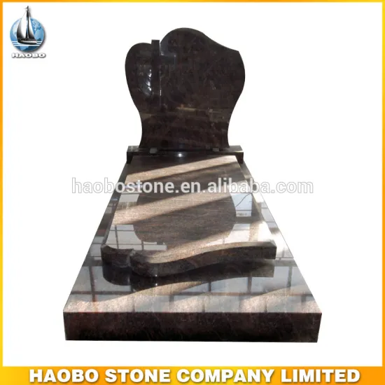 Himalaya blue granite tombstone for Belgium market