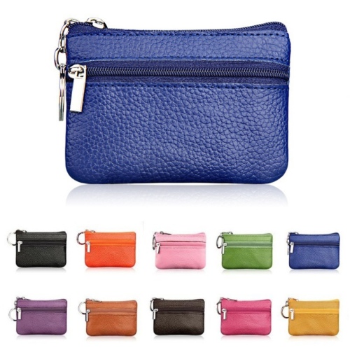 2019 New Women Genuine Leather Coin Purse Female Wallets Women Zipper Coin Purses Children Storage Pocket Bags Pouch #C