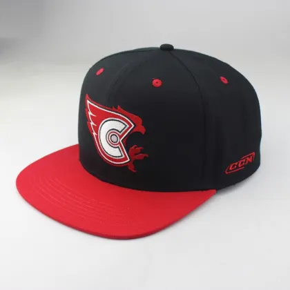 black 3d embroidery american flag snapback cap