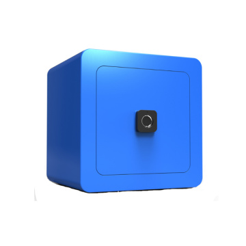 Colorful mini safe 20cm home fingerprint box