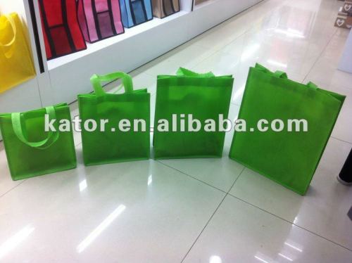 Black Recycled Non woven shopping bag