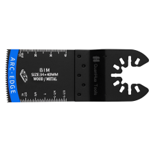 Arc-shaped bimetallic saw blade