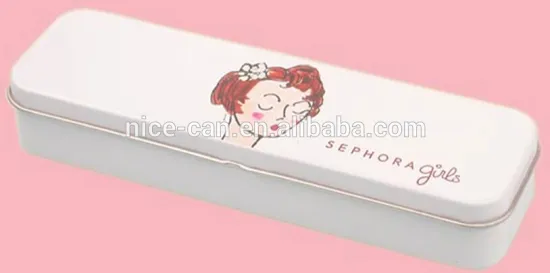 plain printing for the pencil tin box