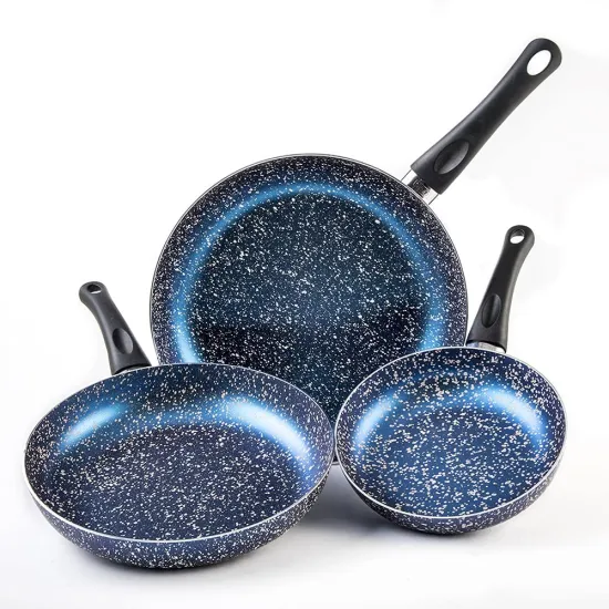 Affordable Non-Stick Marble Fry Pan with Simple Design