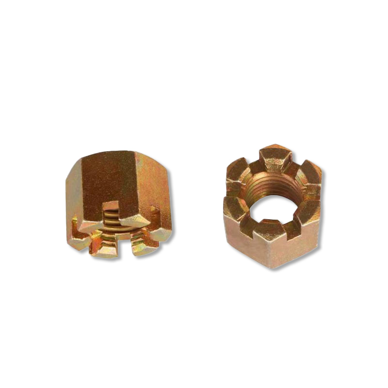 Surface treatment galvanized castle hex slotted nut