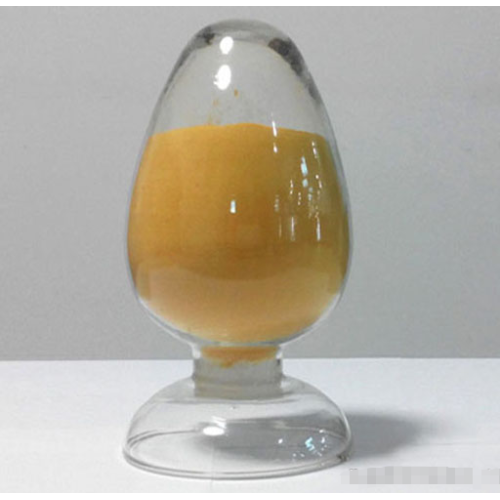 Solfato poliferrico solido giallo pallido