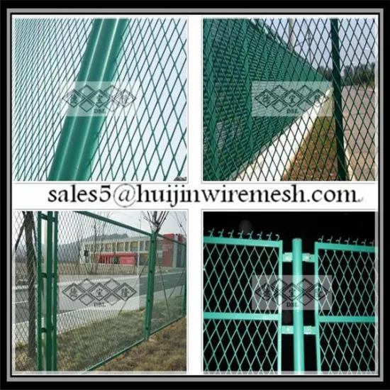 expanded mesh fence for high speed road/pvc coated expanded metal mesh
