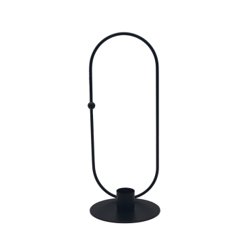 Metal Oval Shape Candle Holder for Livingroom