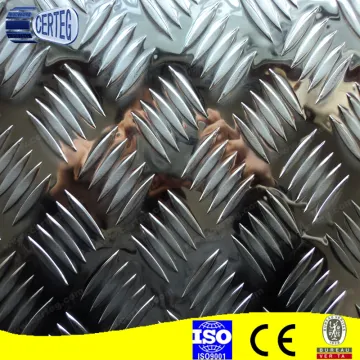 bright 5 bar aluminum checkered sheet
