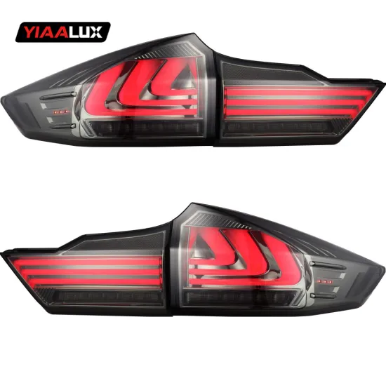 2014-2015 Honda City LED Tail Light Rear Lamp - Smoke Black
