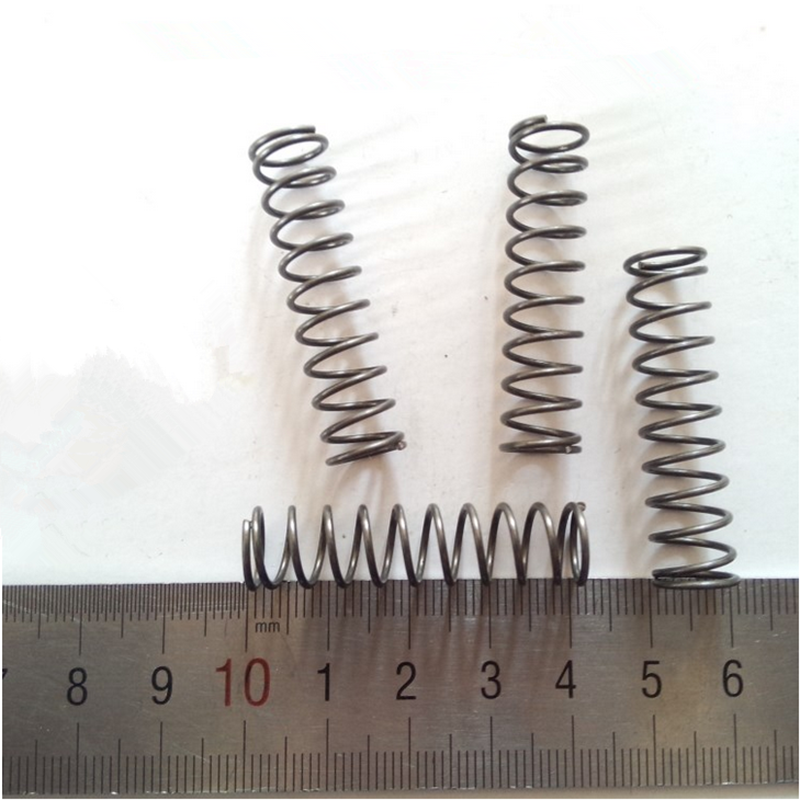 10PCS Manufacturer Small Steel Coil Compression Springs,0.3mm Wire Diameter*8mm Out Diameter*(5-50) mm Length