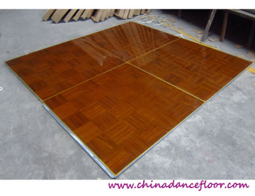 Cam Lock Easy Assembled Oak Wood Dance Floor