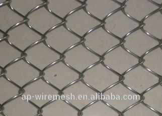 Hot dipped galvanized used stainless steel chain link fence/Stainless Steel Chain Link Field Fence