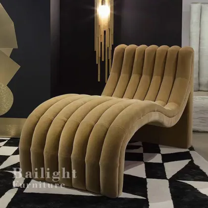 S-Shaped Love Sofa: Modern Designer Furniture