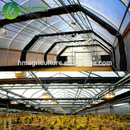 Longer life breathable blackout fabric light dep greenhouse with high quality