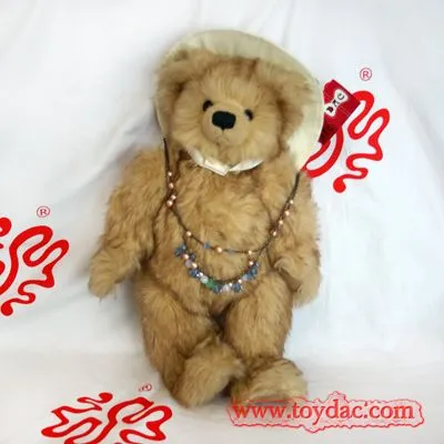 luxury faux fur teddy bear