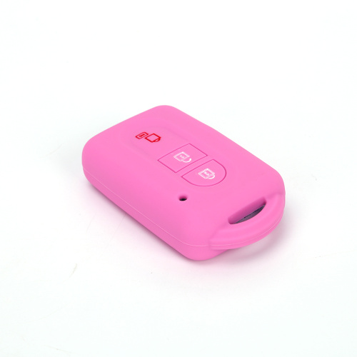 3 Button Nissan Colorful Silicone Car Key Case