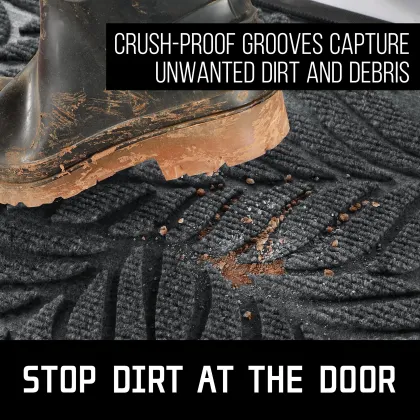 Heavy Duty Non Slip Welcome Mats Outdoor Entrance Door Mats For Home