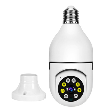 Auto Tracking Smart WiFi Baby Monitor: E27 Indoor Wireless Light Bulb Camera for Home Security