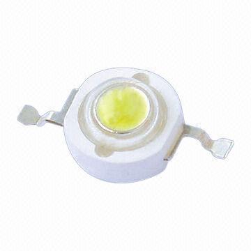 1W High-power LED, Red Color 620nm, with Peak Current 350mA and 30-40lm