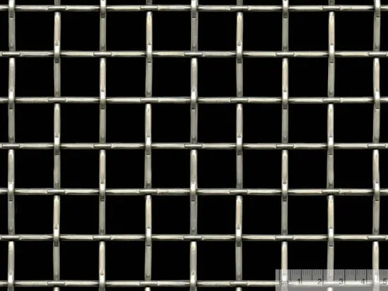 crimped mesh plate