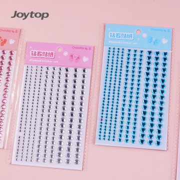 Wholesale Geometry Story Diamond Stickers - Joytop OD-500467 DIY Craft Stickers