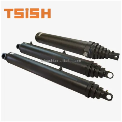 Long Stroke Single Acting Hydraulic Telescopic Cylinders for 30 Ton Hino Dump Trucks: Brands Including Prince Anthony, Peabody, Galion, Johnson, and Ward