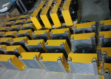 Hydraulic station oil cooler