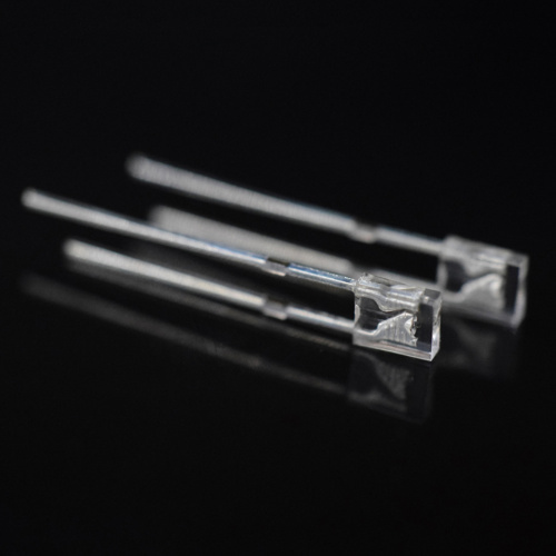 520nm Green LED Rectangle 1*3*4mm Through-hole LED