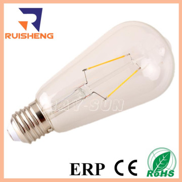 Decorative Filament Light Bulbs ST64 LED Filament Bulb